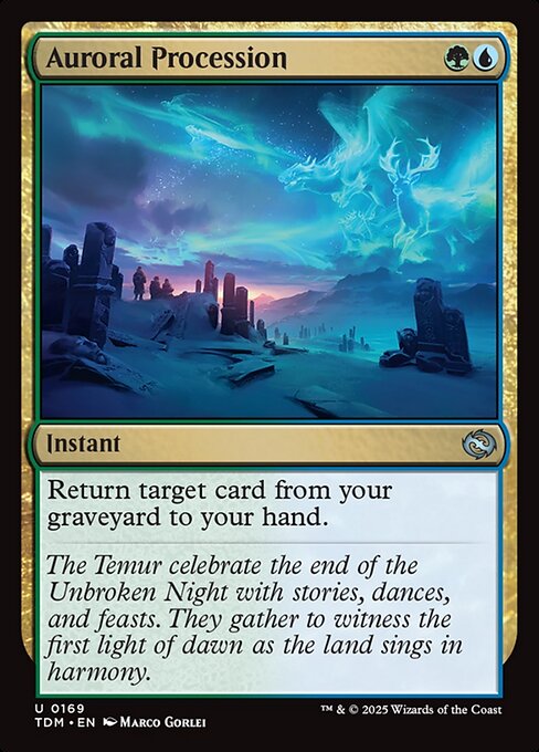 Tarkir: Dragonstorm - 169 - Auroral Procession - Uncommon - UG - Non-foil