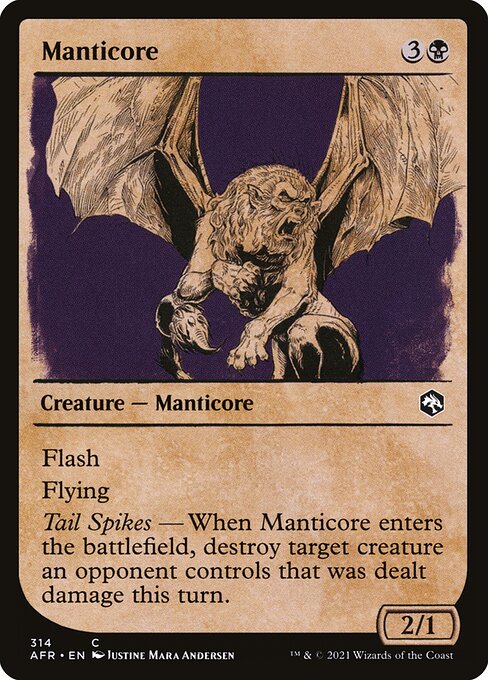 Adventures in the Forgotten Realms - 314 - Manticore - Common - B - Non-foil