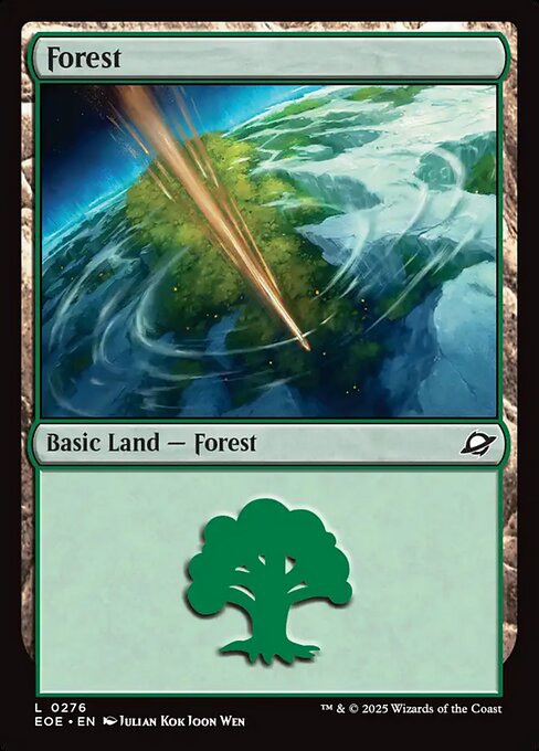 Edge of Eternities - 276 - Forest - Common - C - Foil