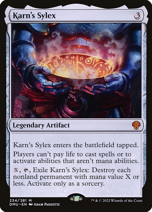 Dominaria United - 234 - Karn's Sylex - Mythic - C - Non-foil