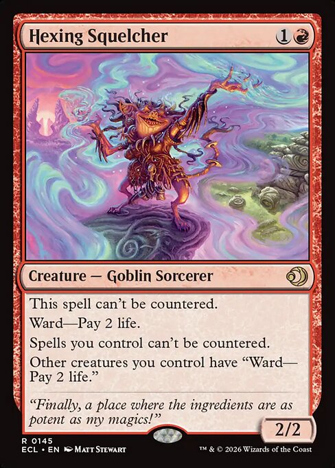 Lorwyn Eclipsed - 145 - Hexing Squelcher - Rare - R - Foil