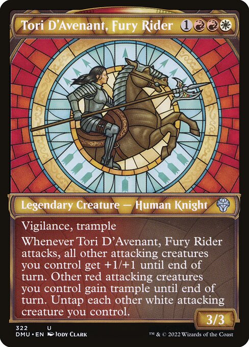 Dominaria United - 322 - Tori D'Avenant, Fury Rider - Uncommon - WR - Foil