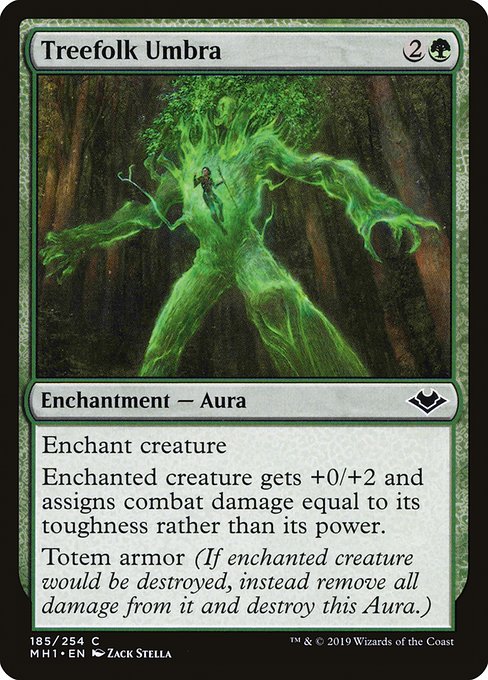 Modern Horizons - 185 - Treefolk Umbra - Common - G - Non-foil