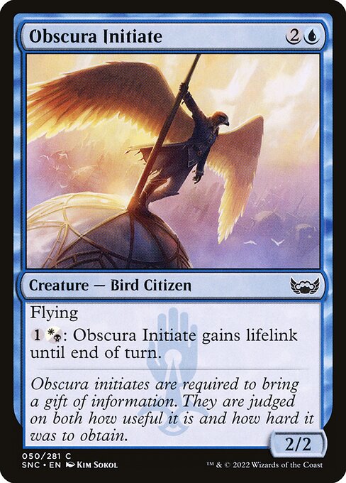 Streets of New Capenna - 50 - Obscura Initiate - Common - U - Non-foil