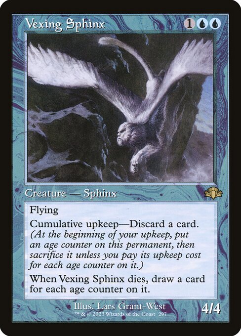 Dominaria Remastered - 297 - Vexing Sphinx - Rare - U - Foil