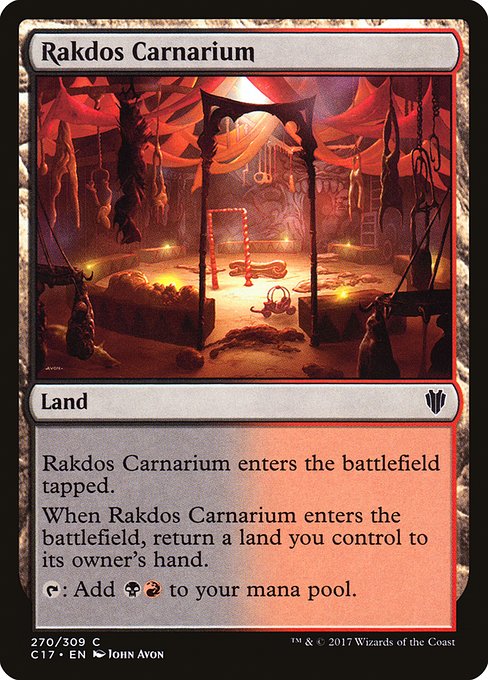 Commander 2017 - 270 - Rakdos Carnarium - Common - C - Non-foil