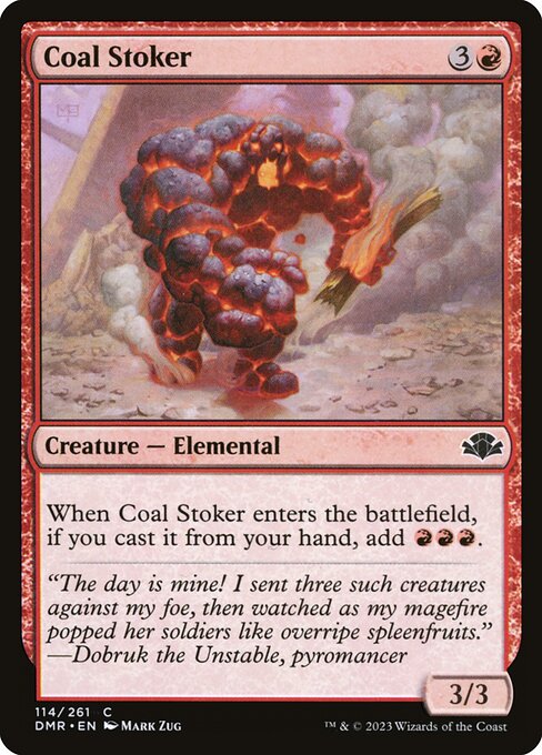 Dominaria Remastered - 114 - Coal Stoker - Common - R - Non-foil