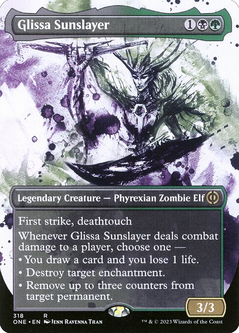 Phyrexia: All Will Be One - 318 - Glissa Sunslayer - Rare - BG - Non-foil