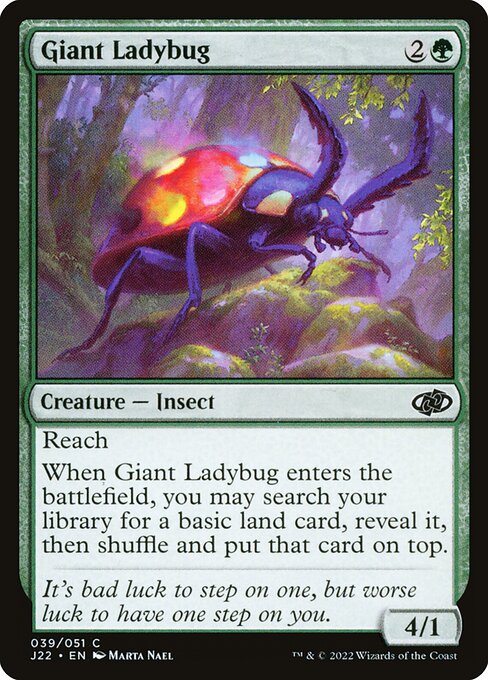 Jumpstart 2022 - 39 - Giant Ladybug - Common - G - Non-foil