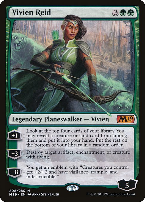 Core Set 2019 - 208 - Vivien Reid - Mythic - G - Foil