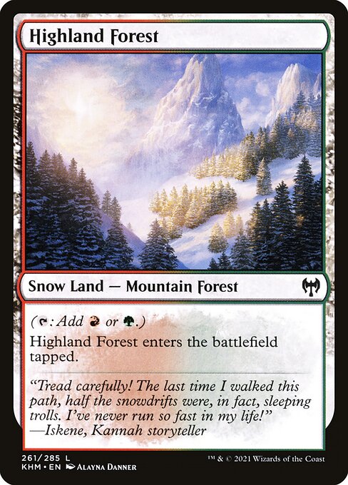 Kaldheim - 261 - Highland Forest - Common - C - Non-foil