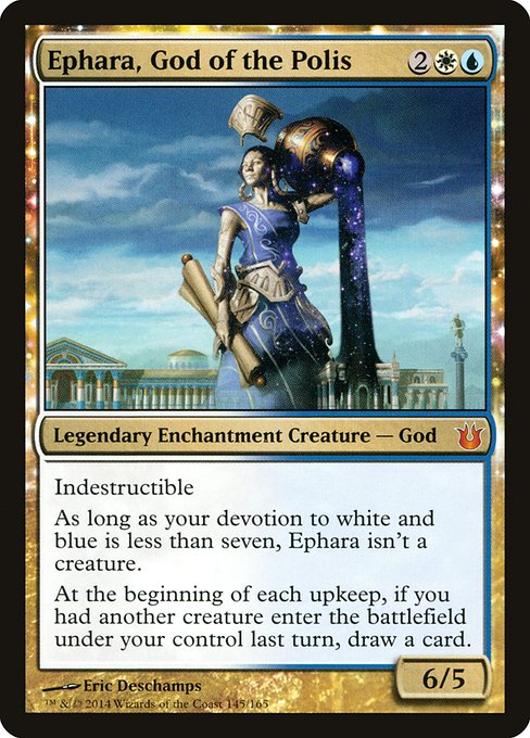 Born of the Gods - 145 - Ephara, God of the Polis - Mythic - WU - Non-foil