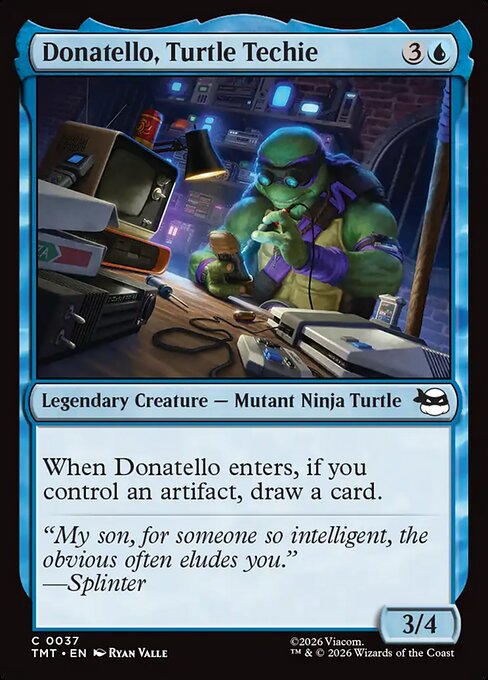 Teenage Mutant Ninja Turtles - 37 - Donatello, Turtle Techie - Common - U - Non-foil
