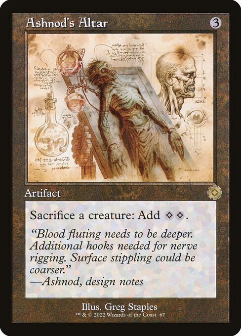 The Brothers' War Retro Artifacts - 67 - Ashnod's Altar - Rare - C - Non-foil