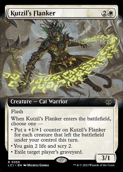 The Lost Caverns of Ixalan - 355 - Kutzil's Flanker - Rare - W - Foil