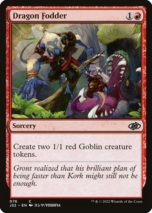 Jumpstart 2022 - 76 - Dragon Fodder - Common - R - Non-foil