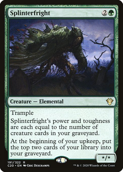 Commander 2020 - 191 - Splinterfright - Rare - G - Non-foil