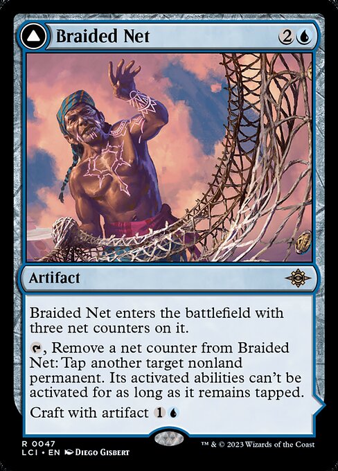 The Lost Caverns of Ixalan - 47 - Braided Net // Braided Quipu - Rare - C - Non-foil