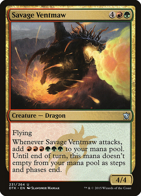 Dragons of Tarkir - 231 - Savage Ventmaw - Uncommon - RG - Non-foil