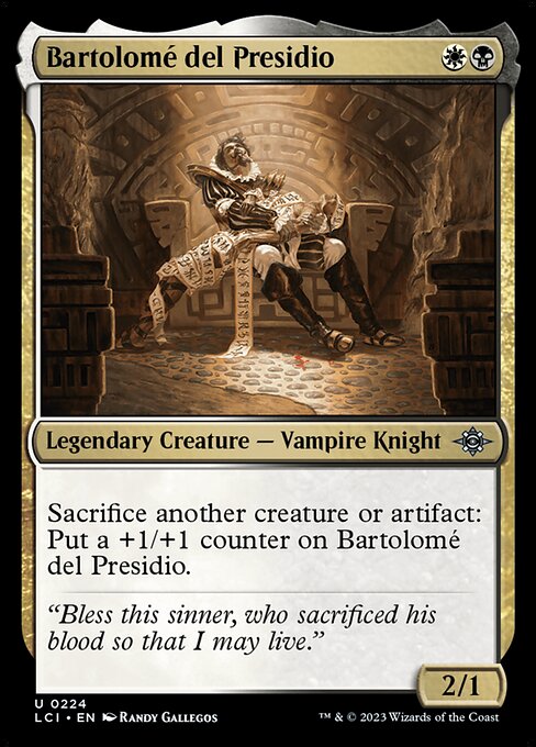 The Lost Caverns of Ixalan - 224 - Bartolomé del Presidio - Uncommon - WB - Non-foil