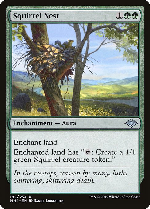 Modern Horizons - 182 - Squirrel Nest - Uncommon - G - Non-foil