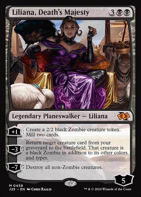 Foundations Jumpstart - 458 - Liliana, Death's Majesty - Mythic - B - Non-foil