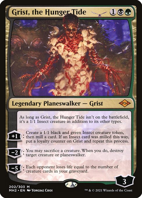 Modern Horizons 2 - 202 - Grist, the Hunger Tide - Mythic - BG - Non-foil