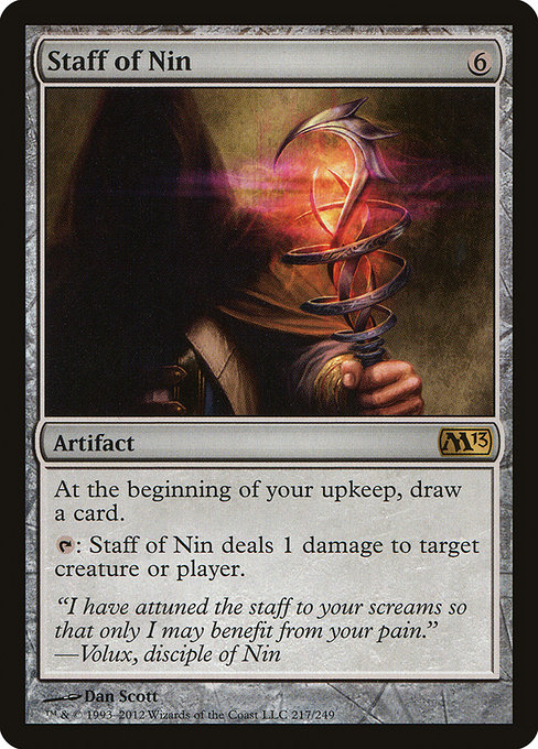 Magic 2013 - 217 - Staff of Nin - Rare - C - Non-foil