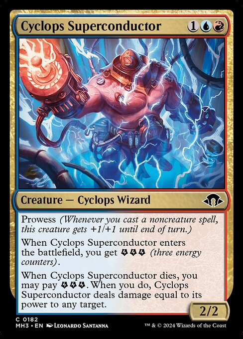 Modern Horizons 3 - 182 - Cyclops Superconductor - Common - UR - Foil