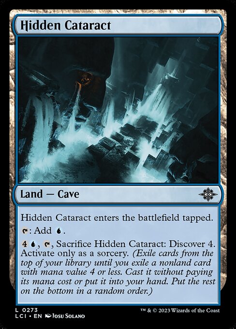 The Lost Caverns of Ixalan - 273 - Hidden Cataract - Common - C - Non-foil