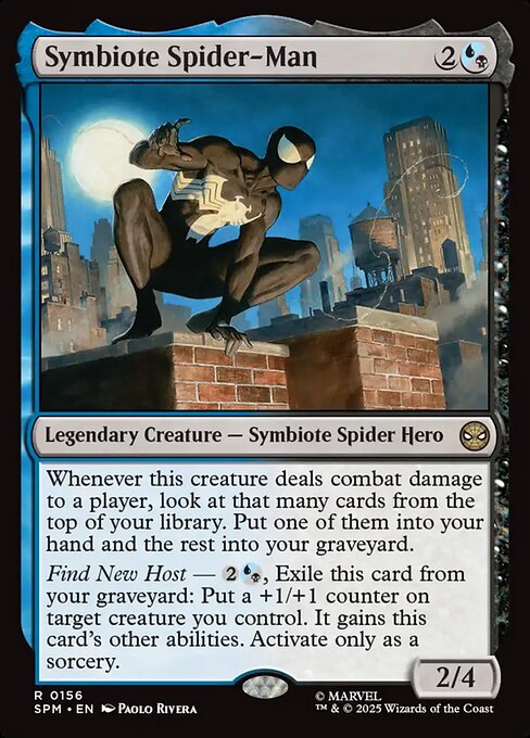 Marvel's Spider-Man - 156 - Symbiote Spider-Man - Rare - UB - Non-foil