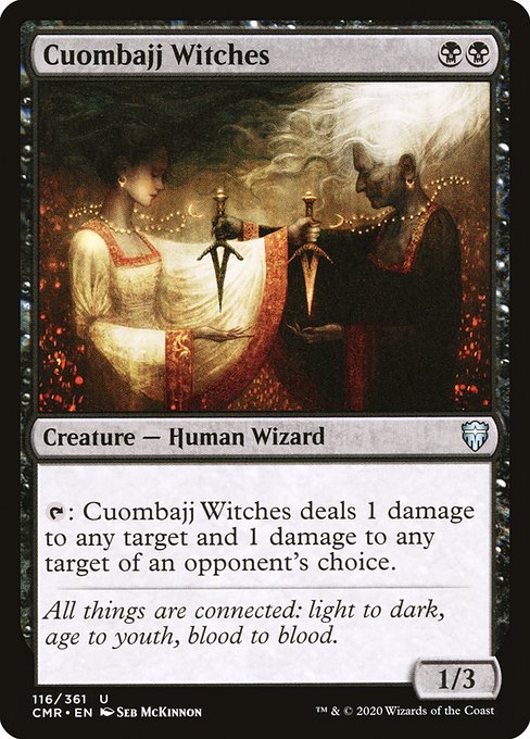 Commander Legends - 116 - Cuombajj Witches - Uncommon - B - Non-foil