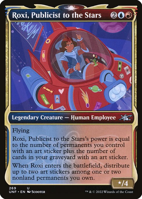Unfinity - 269 - Roxi, Publicist to the Stars - Uncommon - UR - Foil