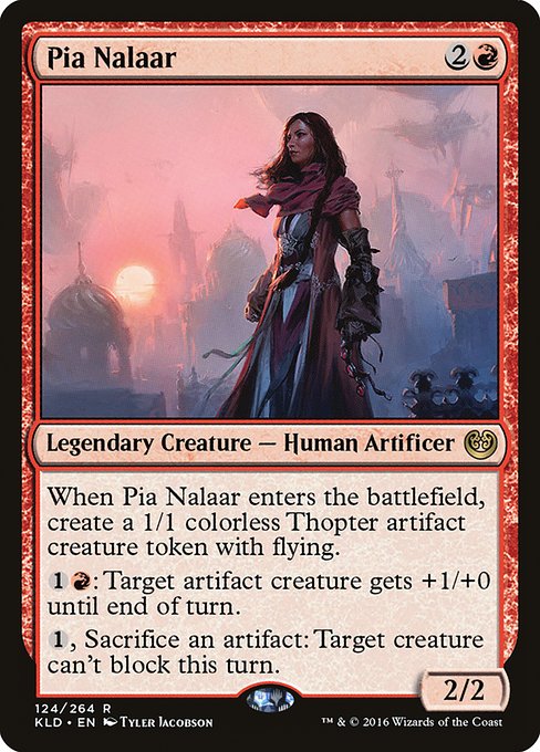 Kaladesh - 124 - Pia Nalaar - Rare - R - Foil