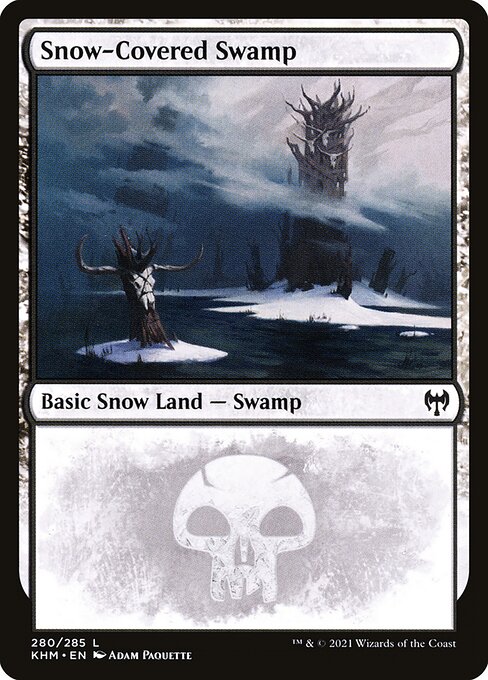 Kaldheim - 280 - Snow-Covered Swamp - Common - C - Non-foil