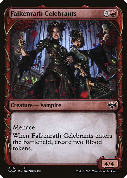Innistrad: Crimson Vow - 306 - Falkenrath Celebrants - Common - R - Non-foil