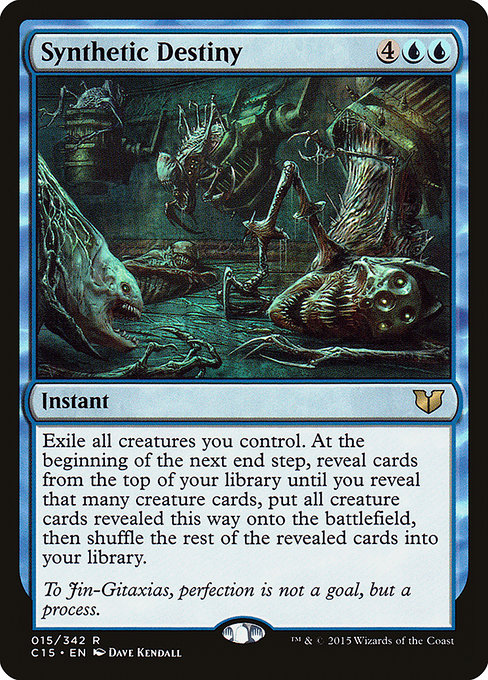 Commander 2015 - 15 - Synthetic Destiny - Rare - U - Non-foil