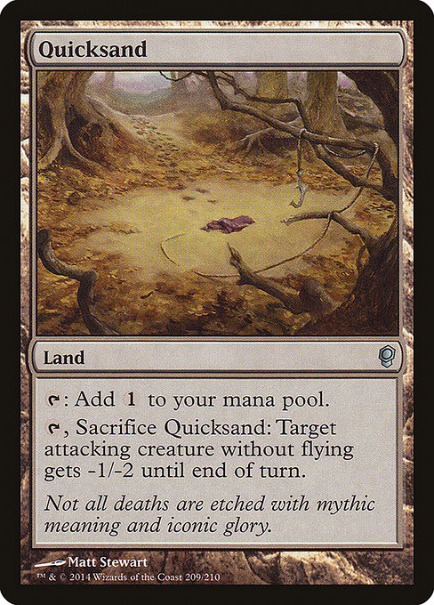 Conspiracy - 209 - Quicksand - Uncommon - C - Non-foil