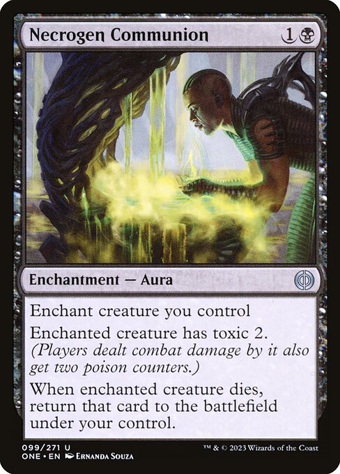 Phyrexia: All Will Be One - 99 - Necrogen Communion - Uncommon - B - Non-foil