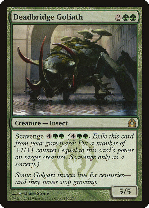 Return to Ravnica - 120 - Deadbridge Goliath - Rare - G - Non-foil