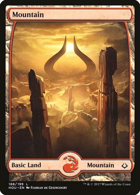 Hour of Devastation - 188 - Mountain - Common - C - Non-foil
