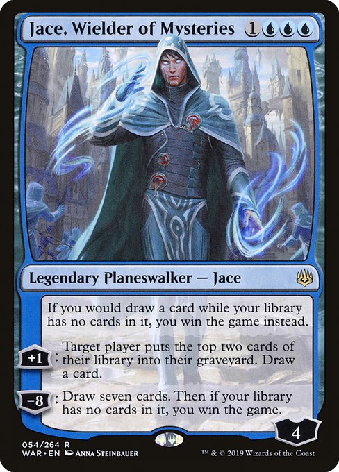 War of the Spark - 54 - Jace, Wielder of Mysteries - Rare - U - Foil
