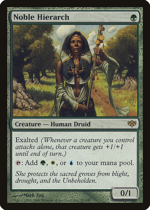 Conflux - 87 - Noble Hierarch - Rare - G - Non-foil