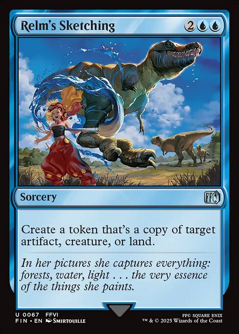 Final Fantasy - 67 - Relm's Sketching - Uncommon - U - Non-foil