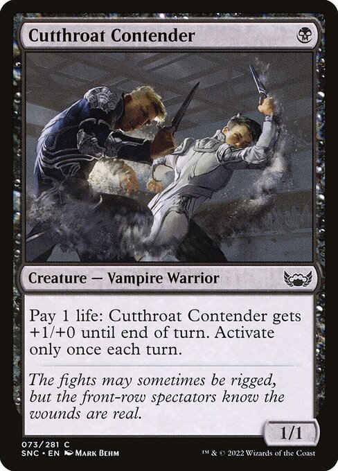 Streets of New Capenna - 73 - Cutthroat Contender - Common - B - Non-foil