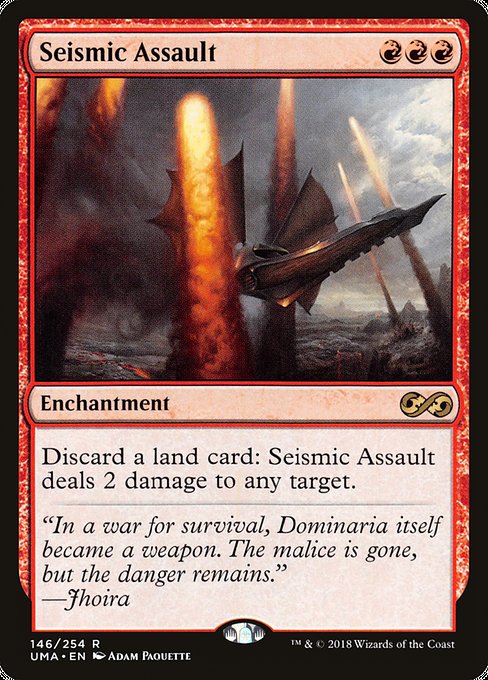 Ultimate Masters - 146 - Seismic Assault - Rare - R - Non-foil