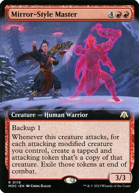 March of the Machine Commander - 119 - Mirror-Style Master - Rare - R - Non-foil
