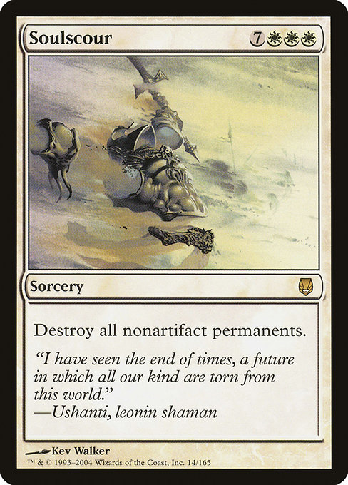 Darksteel - 14 - Soulscour - Rare - W - Non-foil