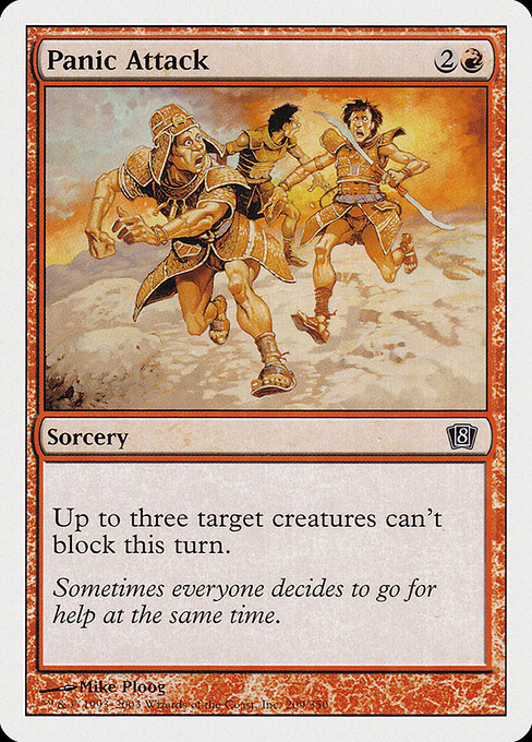 Eighth Edition - 209 - Panic Attack - Common - R - Non-foil