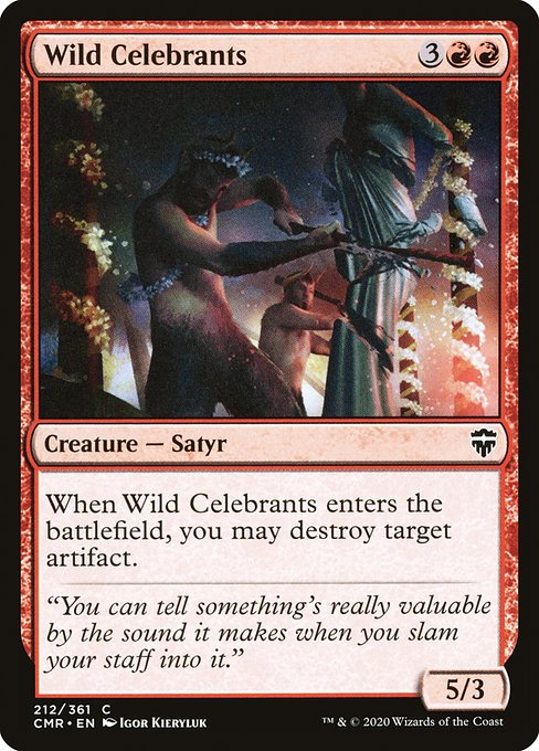 Commander Legends - 212 - Wild Celebrants - Common - R - Non-foil